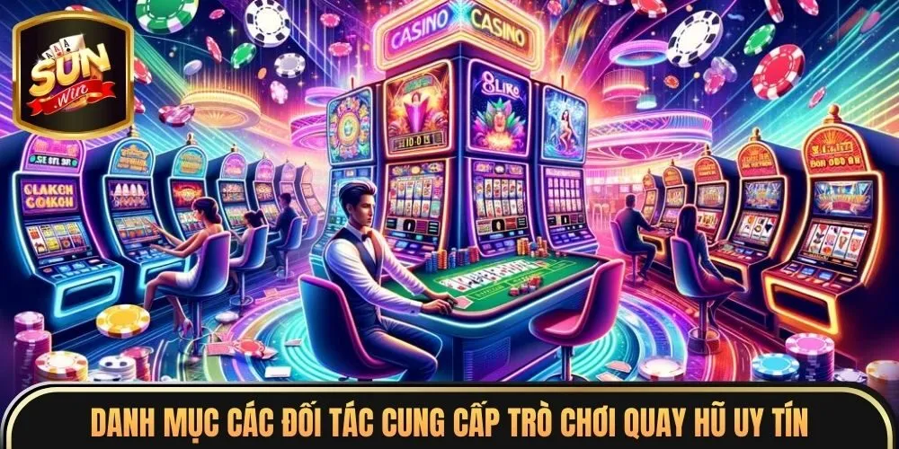 Slot Sunwin 3 Danh mục các đối tác cung cấp trò chơi quay hũ uy tín