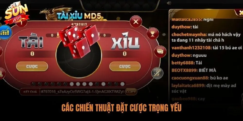 Chiến Thuật Đánh Tài Xỉu MD5 Sunwin - Soi Cầu Chuẩn 3 Soi cầu, gấp thếp và phân bổ vốn trong chiến thuật đánh tài xỉu MD5 Sunwin